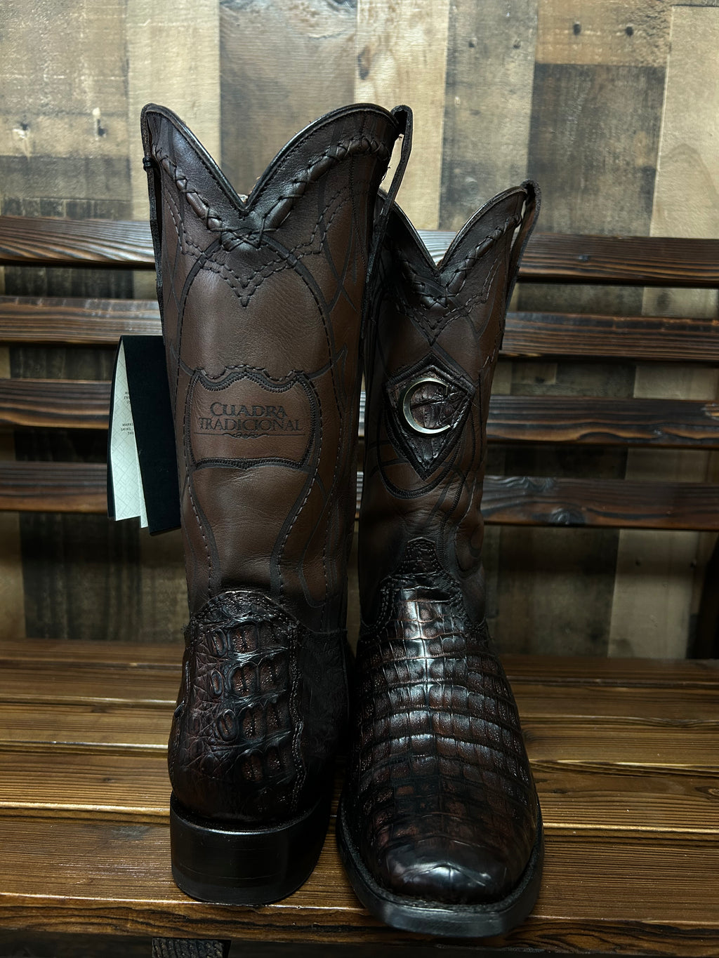 CUADRA Caiman Belly Round Toe